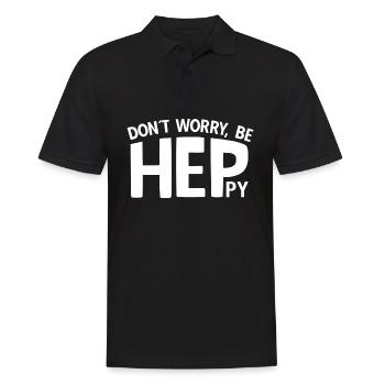 Éducation curative Infirmière Dictons HEP - Polo Homme - noir - Devant - Kai (181cm)