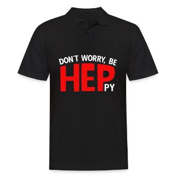Éducation curative Infirmière Dictons HEP - Polo Homme - noir - Devant - Kai (181cm)