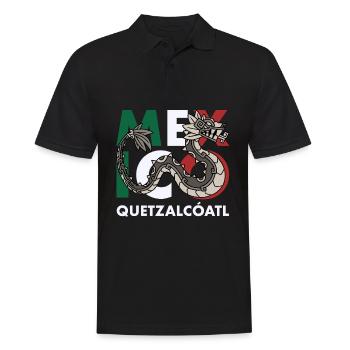 Quetzalcoatl Aztecs Maya Inca Toltec Gift - Men's Polo Shirt - black - Front - Kai (181cm)