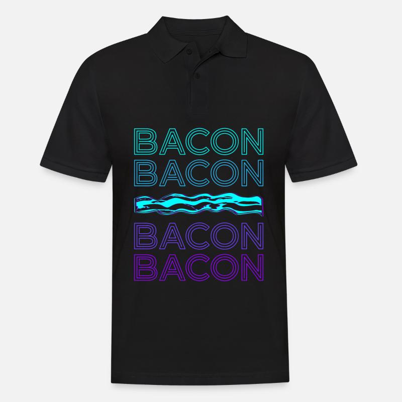 Speck Retro Geschenk - Männer Poloshirt - Schwarz