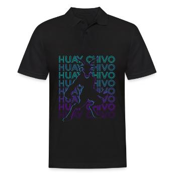 Huay Chivo Bête Maya Mythologie Maya Rétro - Polo Homme - noir - Devant - Kai (181cm)