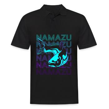 Namazu Earthshaker Mythologie japonaise Poisson-chat - Polo Homme - noir - Devant - Kai (181cm)