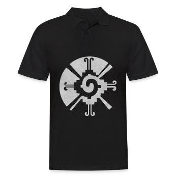 Hunab Ku Ometeotl Azteken Maya Yucatec Maya Inka - Männer Poloshirt - Schwarz - Vorne - Kai (181cm)