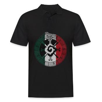 Quetzalcoatl Ouroboros Hunab Ku Ometeotl Azteke - Polo Homme - noir - Devant - Kai (181cm)