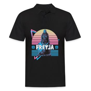 Freyja Freya Déesse nordique Asgard Mytus nordique - Polo Homme - noir - Devant - Kai (181cm)