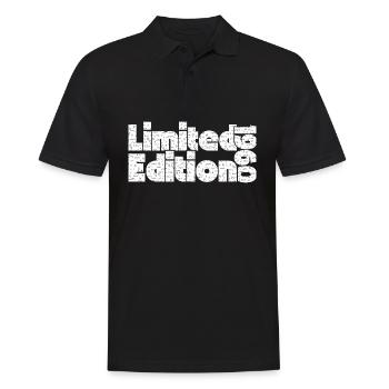 Limitierte Auflage 1960 - Männer Poloshirt - Schwarz - Vorne - Kai (181cm)