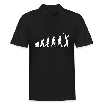Evolution Golf Golfer Golfer Terrain de golf - Polo Homme - noir - Devant - Kai (181cm)
