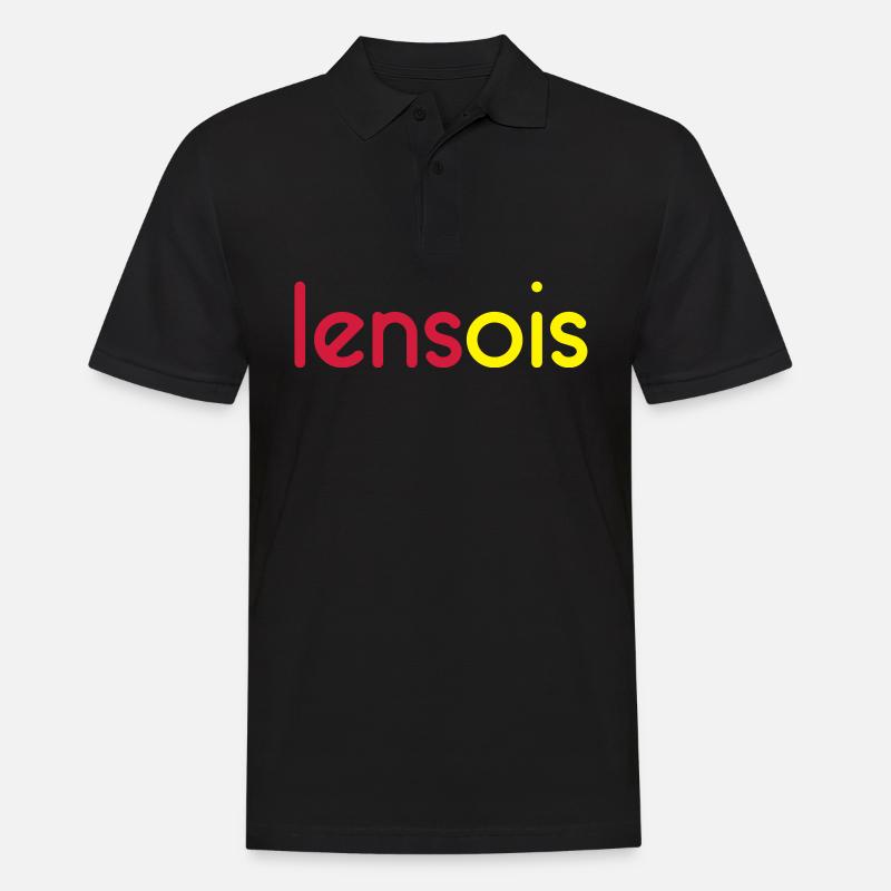 Lensois - anpassbar - Männer Poloshirt - Schwarz