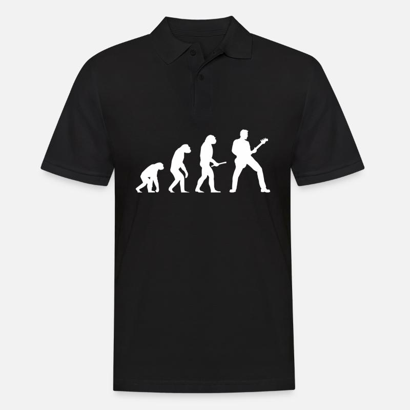 Guitar Evolution - Guitars Guitar Playercuteblacki - Men's Polo Shirt - black