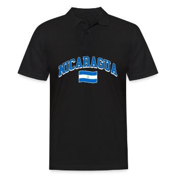 Nicaragua Pride Drapeau nicaraguayen Fier Latin - Polo Homme - noir - Devant - Kai (181cm)