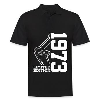 LIMITED EDITION 1973 GAMING 53RD BIRTHDAY - Men's Polo Shirt - black - Front - Kai (181cm)