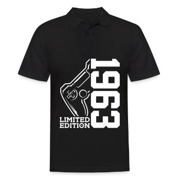 LIMITED EDITION 1963 GAMING 63RD BIRTHDAY - Men's Polo Shirt - black - Front - Kai (181cm)