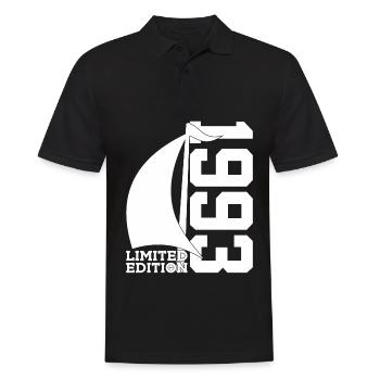 SAILBOAT 1993 SAILING 33RD BIRTHDAY SAILOR - Men's Polo Shirt - black - Front - Kai (181cm)