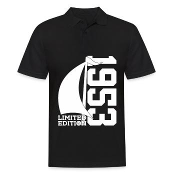 SAILBOAT 1953 SAILING 73RD BIRTHDAY SAILOR - Men's Polo Shirt - black - Front - Kai (181cm)