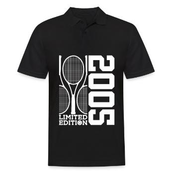 ÉDITION LIMITÉE 2005 TENNIS 21E ANNIVERSAIRE - Polo Homme - noir - Devant - Kai (181cm)
