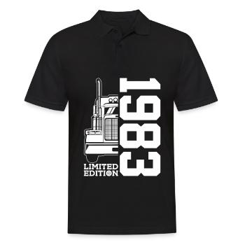 CAMION DU 43E ANNIVERSAIRE DU TRUCKER EN ÉDITION LIMITÉE DE 1983 - Polo Homme - noir - Devant - Kai (181cm)