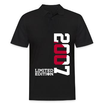 LIMITED EDITION 2007 JAPAN 19TH BIRTHDAY - Men's Polo Shirt - black - Front - Kai (181cm)