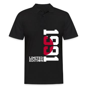 ÉDITION LIMITÉE 1991 JAPAN 35E ANNIVERSAIRE - Polo Homme - noir - Devant - Kai (181cm)