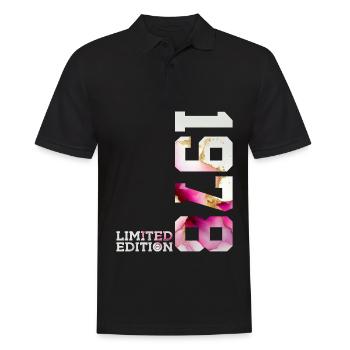 48E ANNIVERSAIRE 48 ANS ÉDITION LIMITÉE 1978 - Polo Homme - noir - Devant - Kai (181cm)