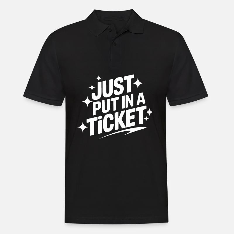 Technischer Support Computerfreak Nerd - Männer Poloshirt - Schwarz