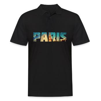 Frankreich Paris Franzose Französisch - Männer Poloshirt - Schwarz - Vorne - Kai (181cm)