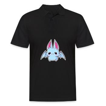 bat - Men's Polo Shirt - black - Front - Kai (181cm)