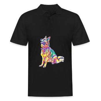 Berger allemand - Polo Homme - noir - Devant - Kai (181cm)