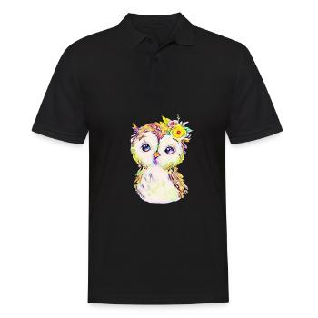 hibou - Polo Homme - noir - Devant - Kai (181cm)