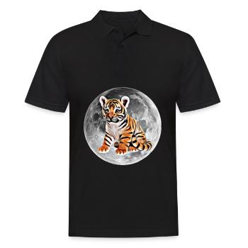 tigre - Polo Homme - noir - Devant - Kai (181cm)