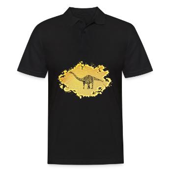 Dinosaures - Polo Homme - noir - Devant - Kai (181cm)