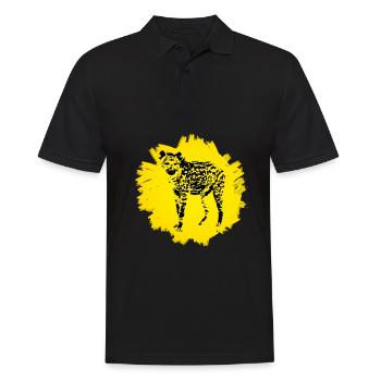 Hyena - Men's Polo Shirt - black - Front - Kai (181cm)