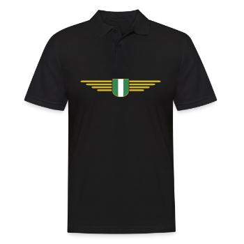 Nigeria Design – Montrez votre amour pour le pays - Polo Homme - noir - Devant - Kai (181cm)