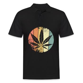 Chanvre cannabis - Polo Homme - noir - Devant - Kai (181cm)