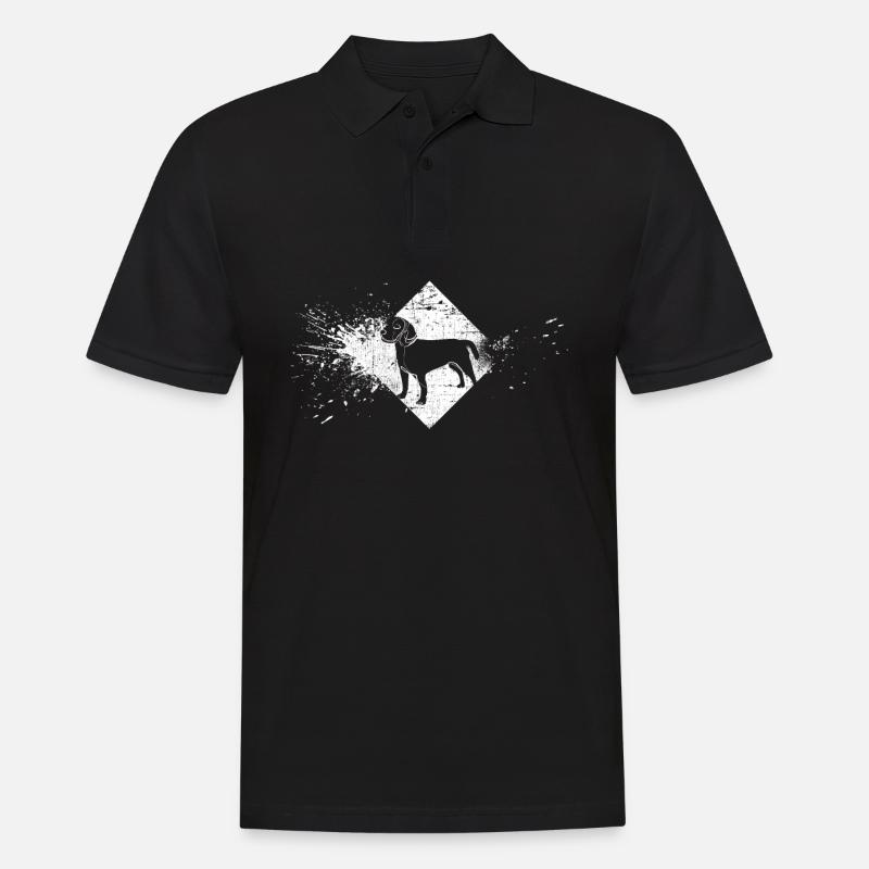 Beagle - Männer Poloshirt - Schwarz