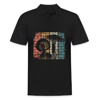 Champignon - Polo Homme - noir - Devant - Kai (181cm)