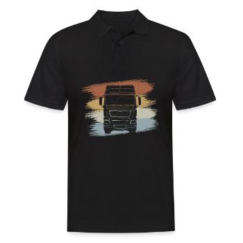 Truck Truck - Men's Polo Shirt - black - Front - Kai (181cm)