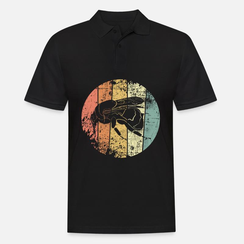 Hummel retro - Männer Poloshirt - Schwarz