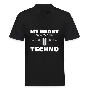 Techno - Polo Homme - noir - Devant - Kai (181cm)