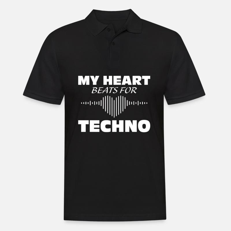 Techno - Men's Polo Shirt - black