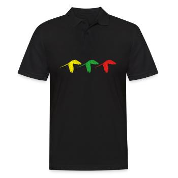Perroquet - Polo Homme - noir - Devant - Kai (181cm)