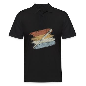 Flûte - Polo Homme - noir - Devant - Kai (181cm)