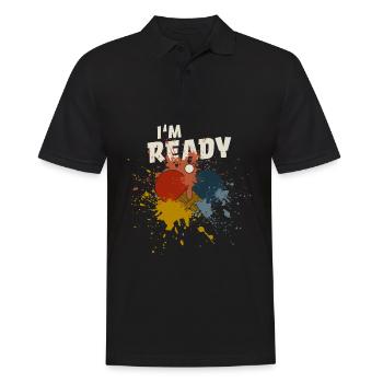 Ping-pong - Polo Homme - noir - Devant - Kai (181cm)