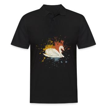 Cygne - Polo Homme - noir - Devant - Kai (181cm)