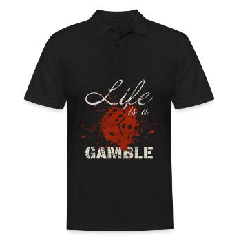 Casino - Polo Homme - noir - Devant - Kai (181cm)