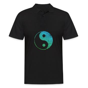 Yin Yang - Polo Homme - noir - Devant - Kai (181cm)