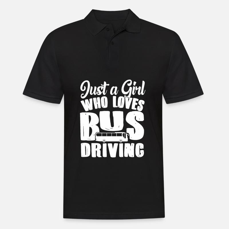 Chauffeur de bus chauffeur de bus - Polo Homme - noir