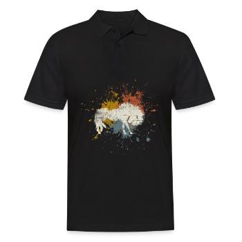 cheval - Polo Homme - noir - Devant - Kai (181cm)