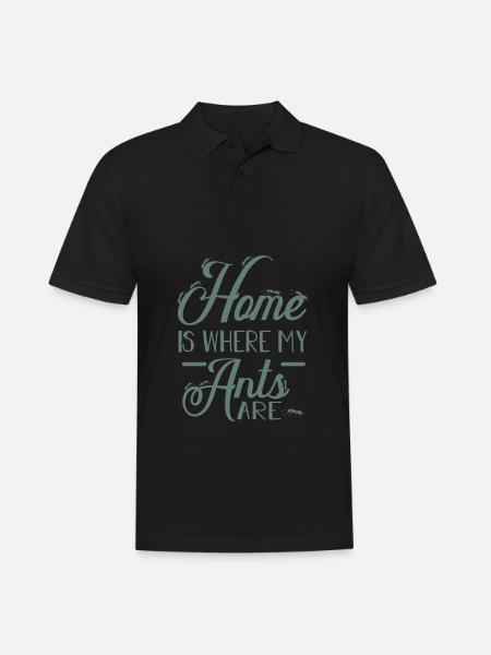 ants - Men's Polo Shirt - black