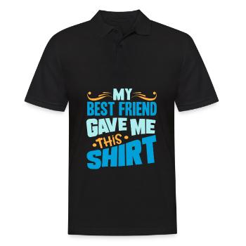 Meilleur ami - Polo Homme - noir - Devant - Kai (181cm)