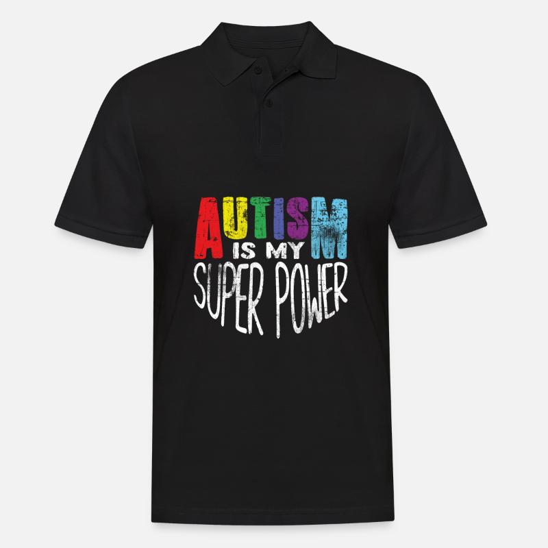 Autismus - Männer Poloshirt - Schwarz